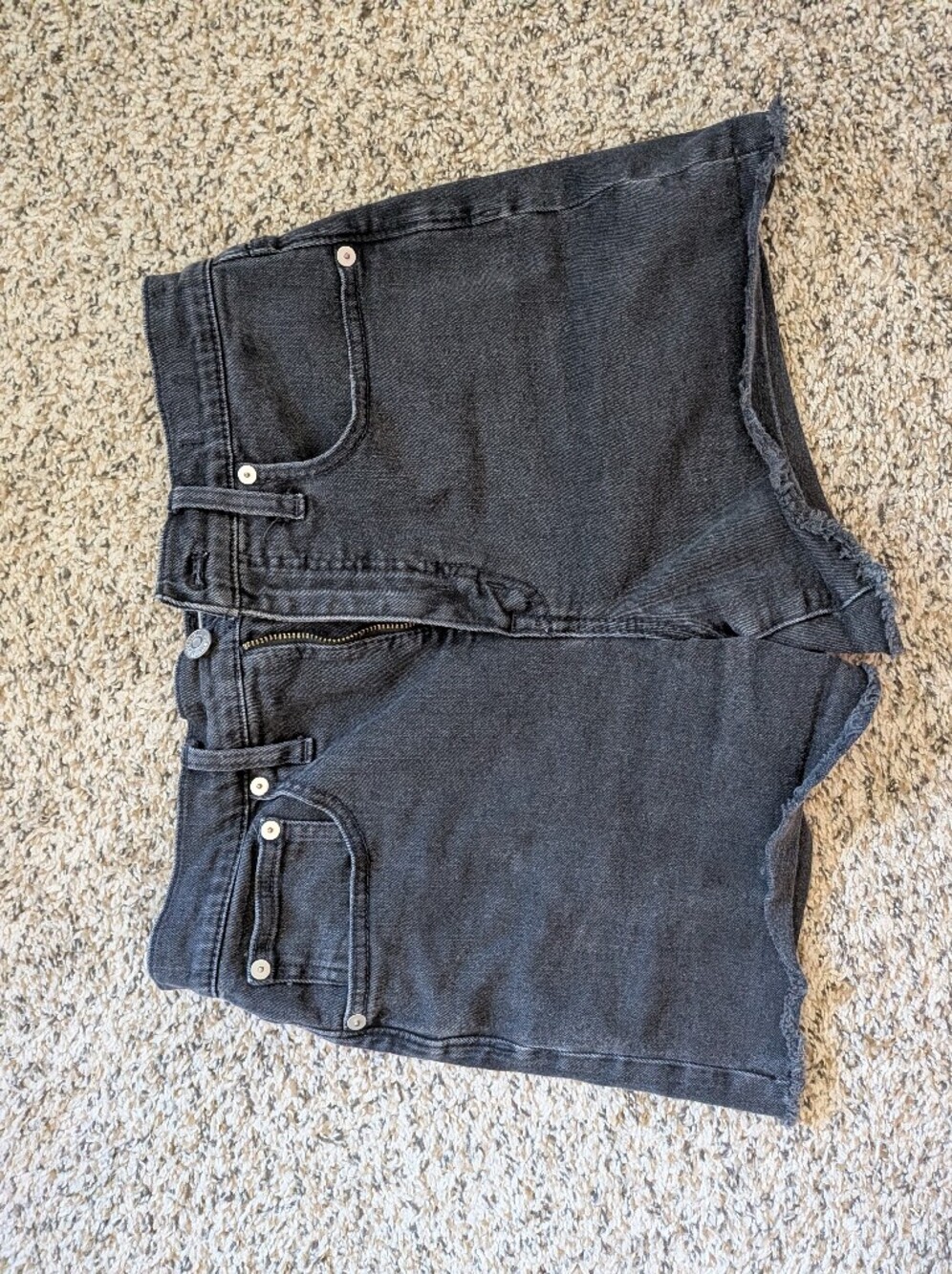 Black Madewell High Rise Denim Shorts - 27